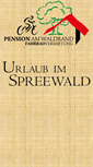 Mobile Screenshot of pension-am-waldrand.de