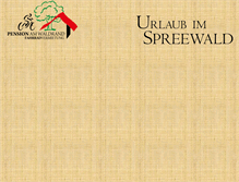 Tablet Screenshot of pension-am-waldrand.de